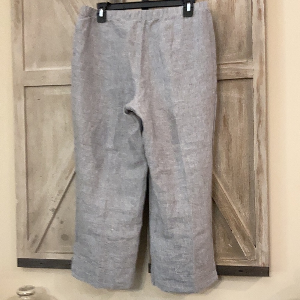 J. JILL Love Linen lady Ankle Capri Linen - Picture 2 of 10